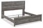 Bronyan King Panel Bed with Mirrored Dresser, Chest and Nightstand