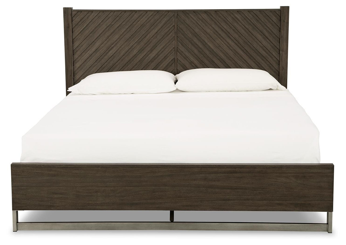 Arkenton King Panel Bed with Mirrored Dresser