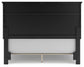 Lanolee Queen Panel Bed with Mirrored Dresser, Chest and Nightstand
