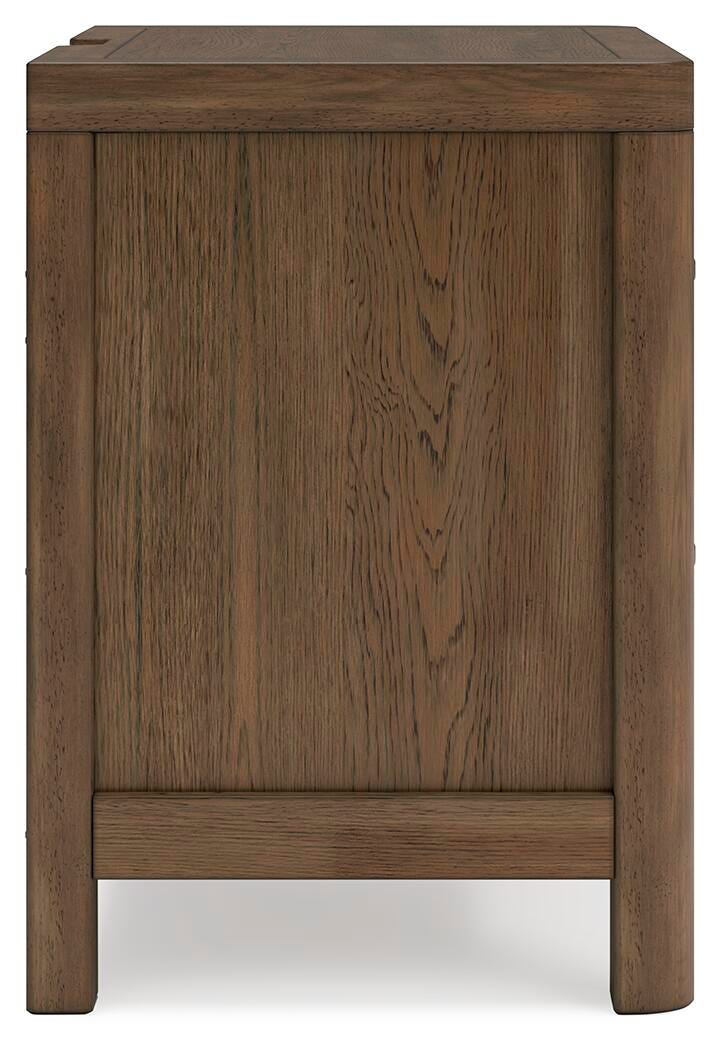 Cabalynn King Upholstered Bed with Mirrored Dresser, Chest and Nightstand