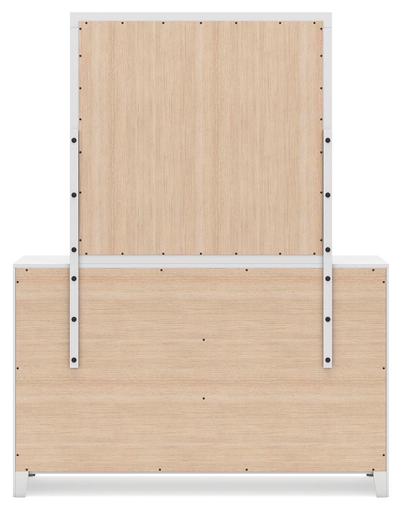 Binterglen California King Panel Bed, Dresser, Mirror, Chest and Nightstand
