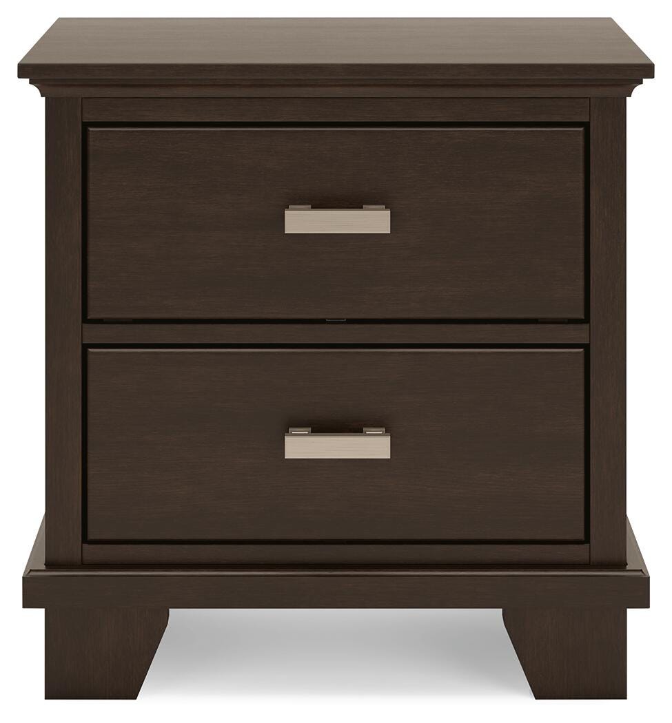 Covetown King Panel Bed, Dresser, Mirror, Chest and Nightstand