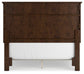 Danabrin Full Panel Bed with Mirrored Dresser, Chest and Nightstand