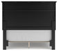 Lanolee Full Panel Bed with Mirrored Dresser, Chest and Nightstand