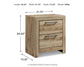 Hyanna King Panel Bed, Dresser, Mirror, Chest and Nightstand