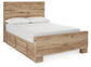 Hyanna Full Panel Bed with 2 Side Storage, Dresser, Mirror and Nightstand