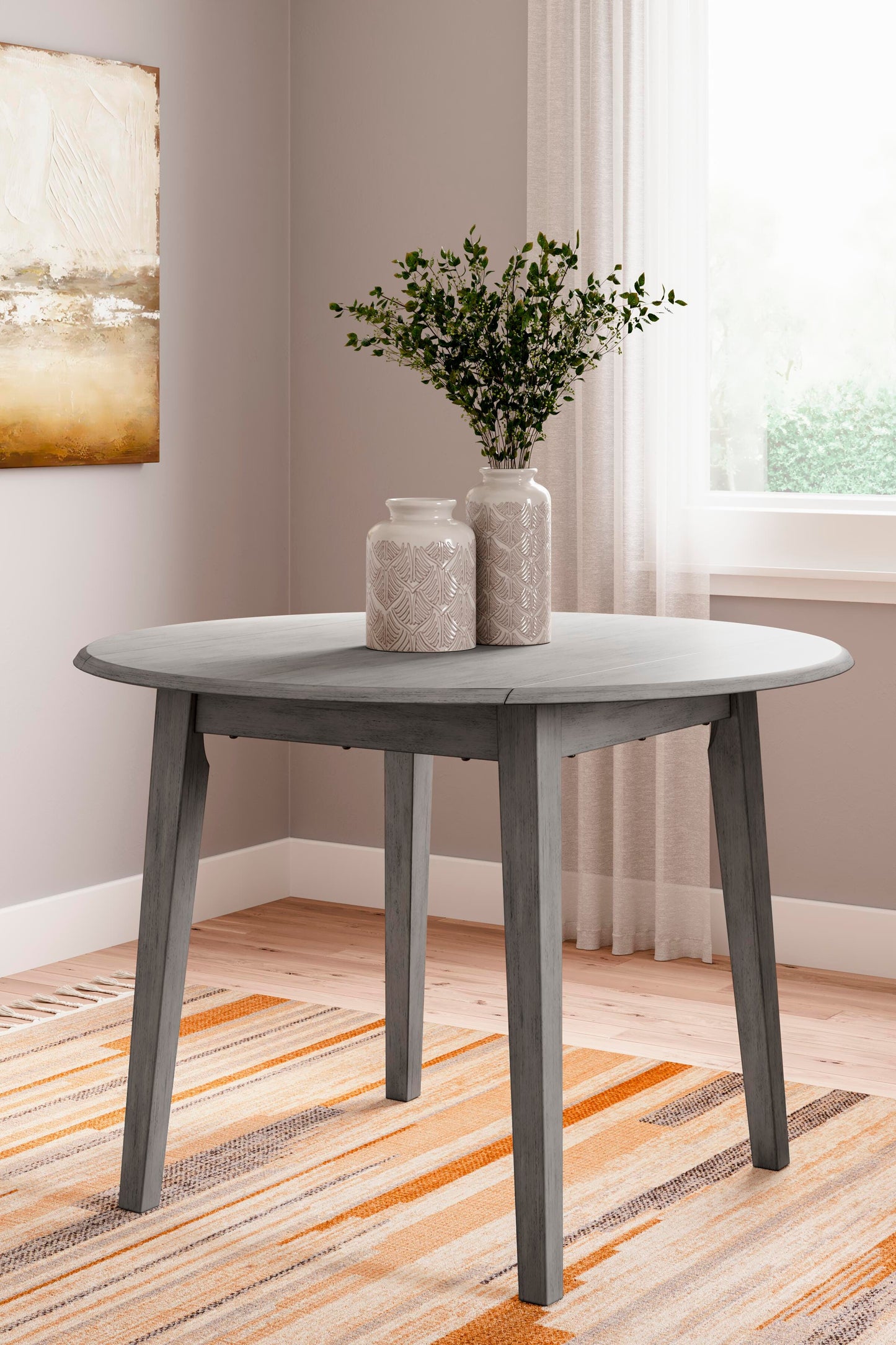 Shullden Dining Table and 4 Chairs