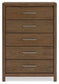 Cabalynn King Panel Bed with Storage with Mirrored Dresser, Chest and Nightstand