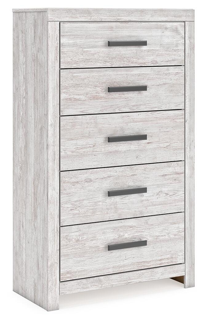 Cayboni Queen Panel Bed, Dresser, Mirror, Chest and Nightstand