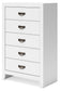 Binterglen Queen Panel Bed, Dresser, Mirror, Chest and Nightstand