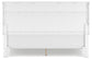 Fortman King Panel Bed with Mirrored Dresser