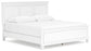 Fortman King Panel Bed with Mirrored Dresser