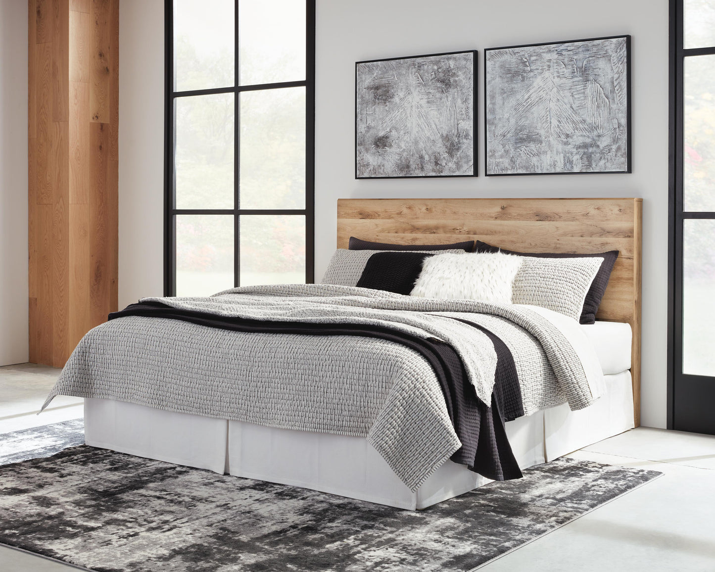 Hyanna King Panel Headboard, Dresser and Mirror