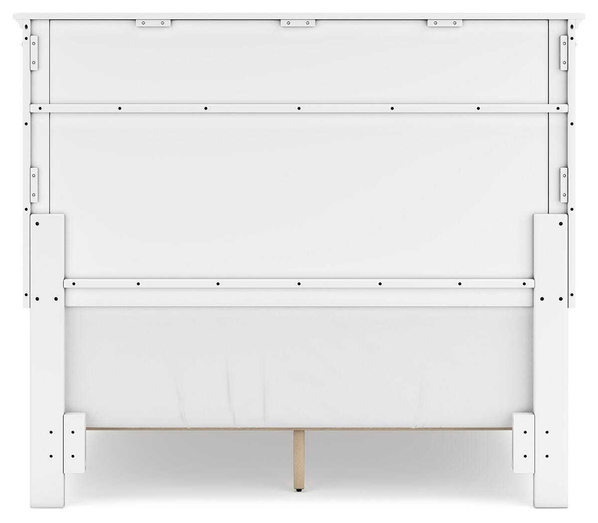 Fortman Full Panel Bed with Mirrored Dresser and Nightstand