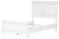 Fortman Full Panel Bed with Mirrored Dresser and Nightstand