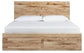 Hyanna King Panel Storage Bed with 2 Under Bed Storage Drawers, Dresser, Mirror, Chest and Nightstand