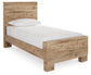 Hyanna Twin Panel Bed, Dresser, Mirror, Chest and Nightstand