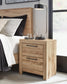 Hyanna Queen Panel Bed with 2 Side Storage, Dresser, Mirror and Nightstand