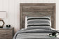 Ralinksi Twin Panel Bed with Mirrored Dresser