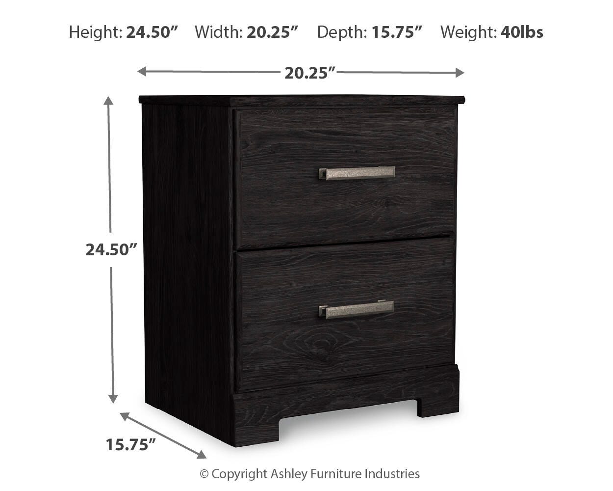 Belachime Twin Panel Bed with Mirrored Dresser and Nightstand