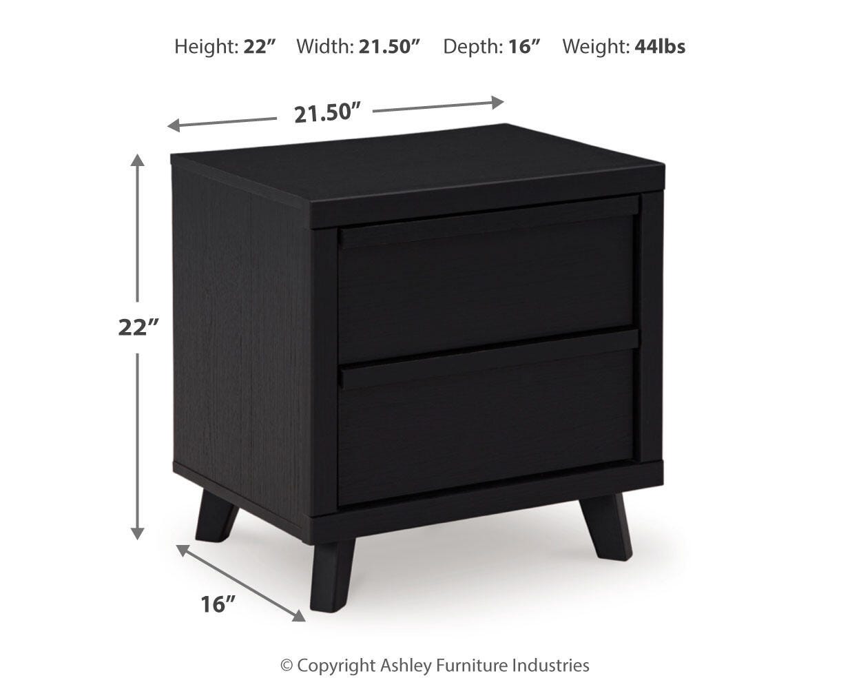 Danziar King Panel Headboard, Dresser, Mirror, Chest and Nightstand