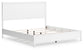 Binterglen King Panel Bed with Mirrored Dresser and Nightstand