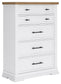 Ashbryn Queen Panel Storage Bed, Dresser, Mirror, Chest and Nightstand