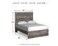 Ralinksi Queen Panel Bed with Mirrored Dresser
