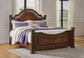Lavinton California King Poster Bed with Mirrored Dresser