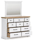Ashbryn King Panel Storage Bed, Dresser, Mirror, Chest and Nightstand