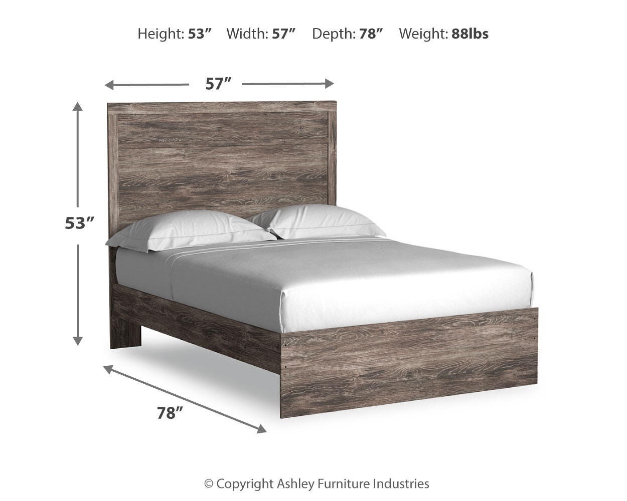 Ralinksi Full Panel Bed, Dresser, Mirror, Chest and Nightstand