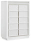 Chalanna Queen Upholstered Storage Bed, Dresser, Mirror, Chest and Nightstand