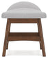Lyncott Home Office Desk with Chair and Storage