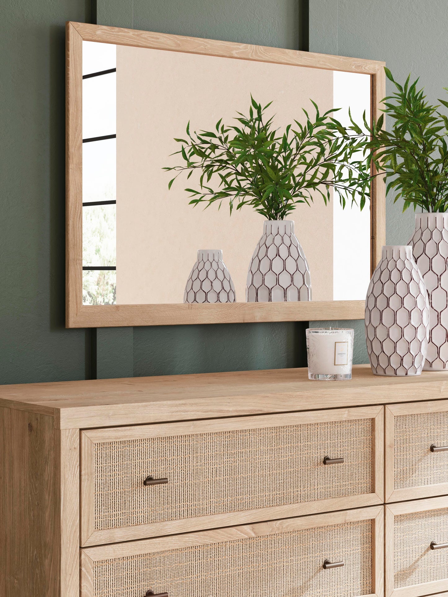 Cielden Queen Panel Headboard, Dresser and Mirror