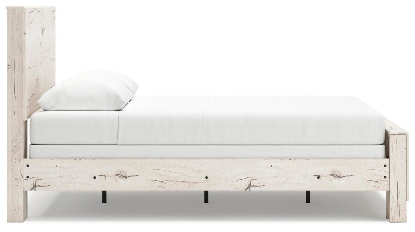 Lawroy Queen Panel Bed, Dresser and Mirror