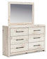 Lawroy Queen Panel Headboard, Dresser, Mirror, Chest and Nightstand