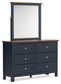 Landocken Queen Panel Headboard, Dresser, Mirror, Chest and Nightstand