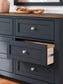 Landocken Queen Panel Headboard, Dresser, Mirror, Chest and Nightstand