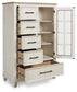 Shaybrock Queen Panel Bed, Dresser, Mirror, Chest and Nightstand