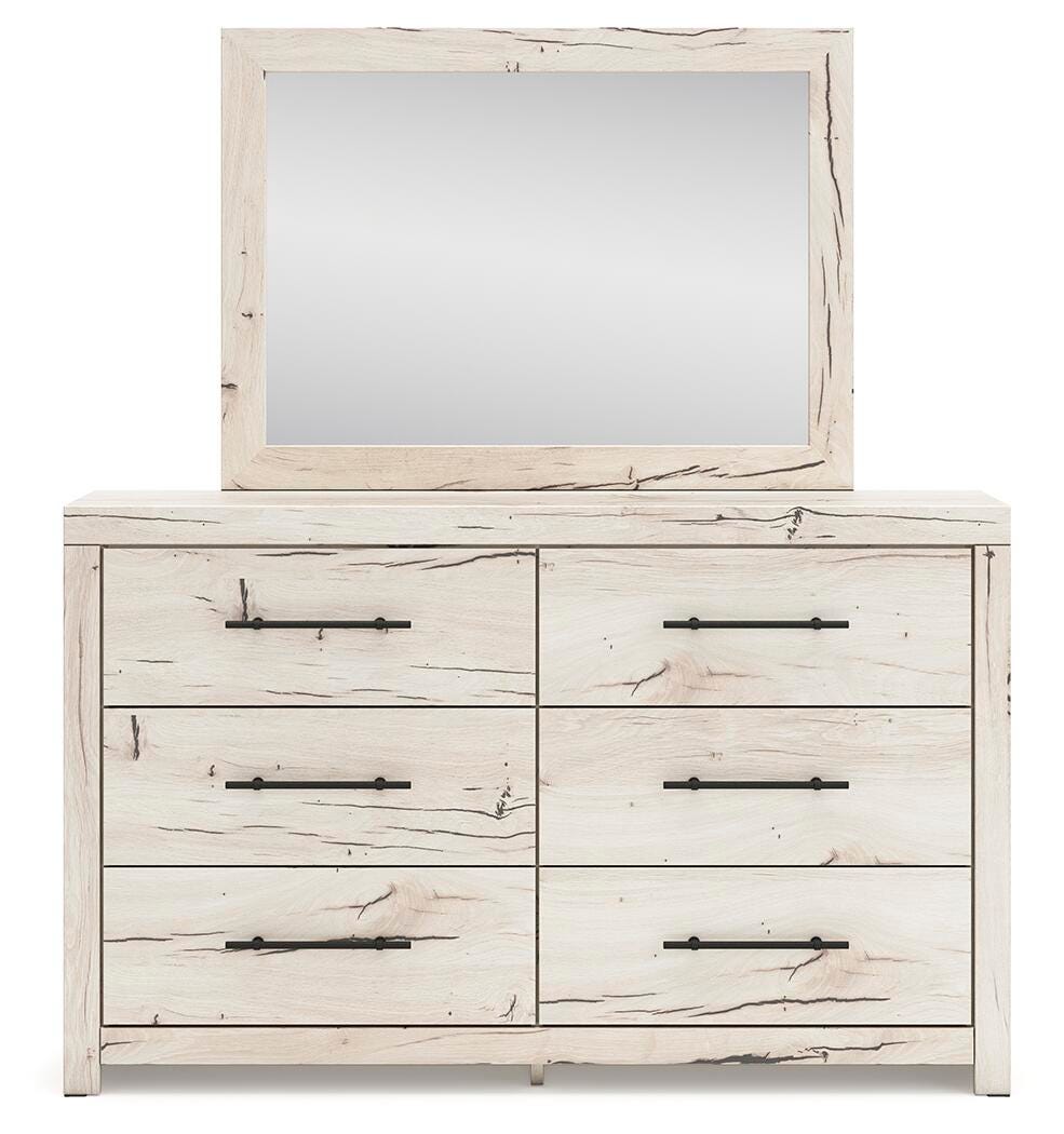 Lawroy Queen Panel Bed, Dresser, Mirror and Nightstand