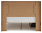 Lawroy Queen Panel Bed with Storage, Dresser, Mirror and Nightstand