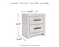 Cayboni Twin Panel Bed, Dresser, Mirror, Chest and Nightstand