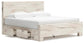 Lawroy King Panel Bed with Storage, Dresser, Mirror and Nightstand