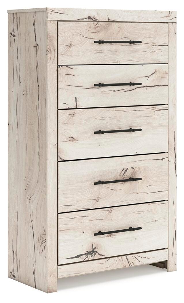 Lawroy Full Panel Bed, Dresser, Mirror, Chest and Nightstand