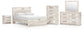 Lawroy Queen Panel Storage Bed, Dresser, Mirror, Chest and Nightstand