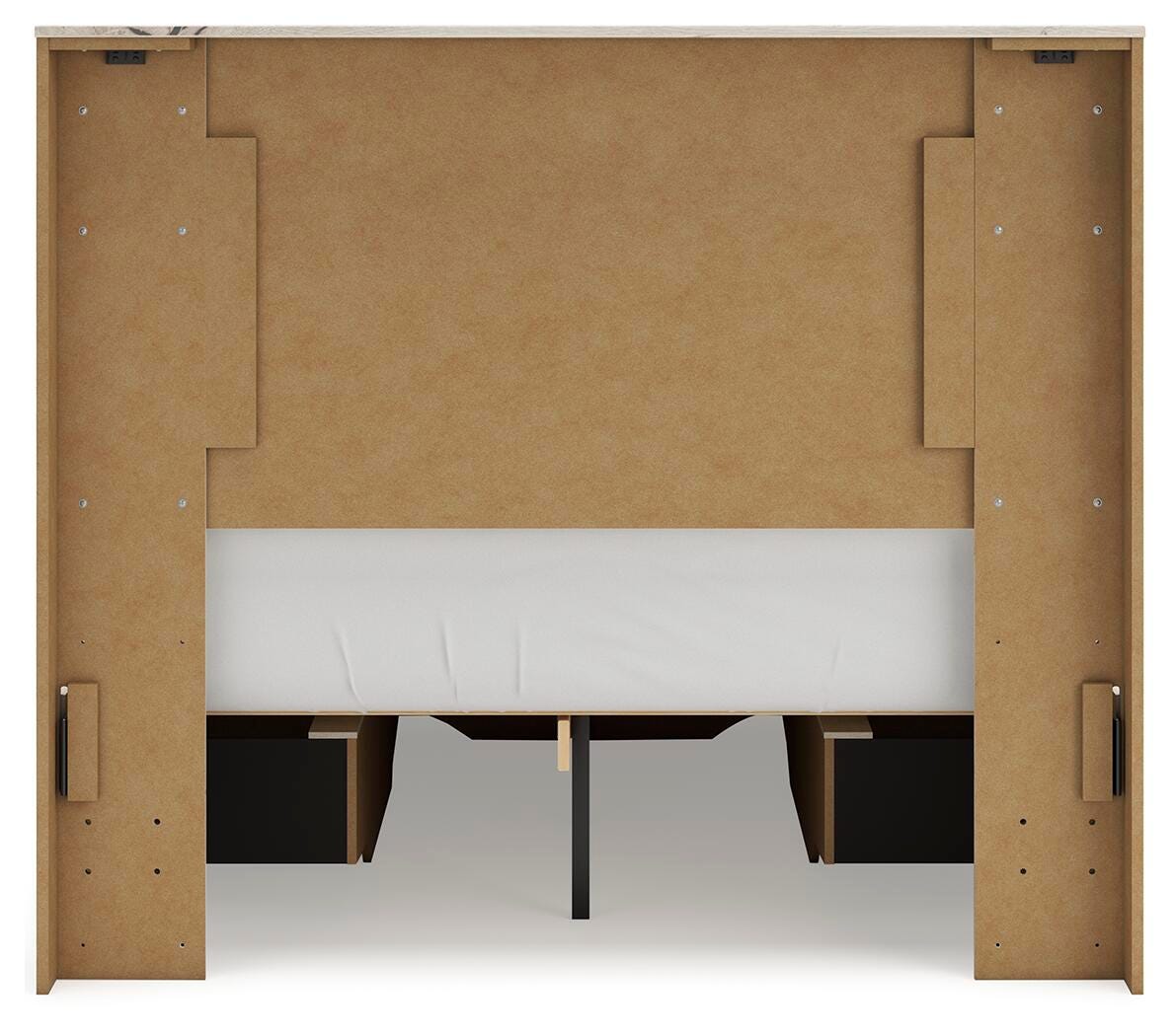 Lawroy Full Panel Storage Bed, Dresser and Mirror