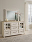 Shaybrock Queen Panel Bed, Dresser and Mirror