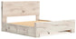 Lawroy King Panel Bed with Storage, Dresser and Mirror
