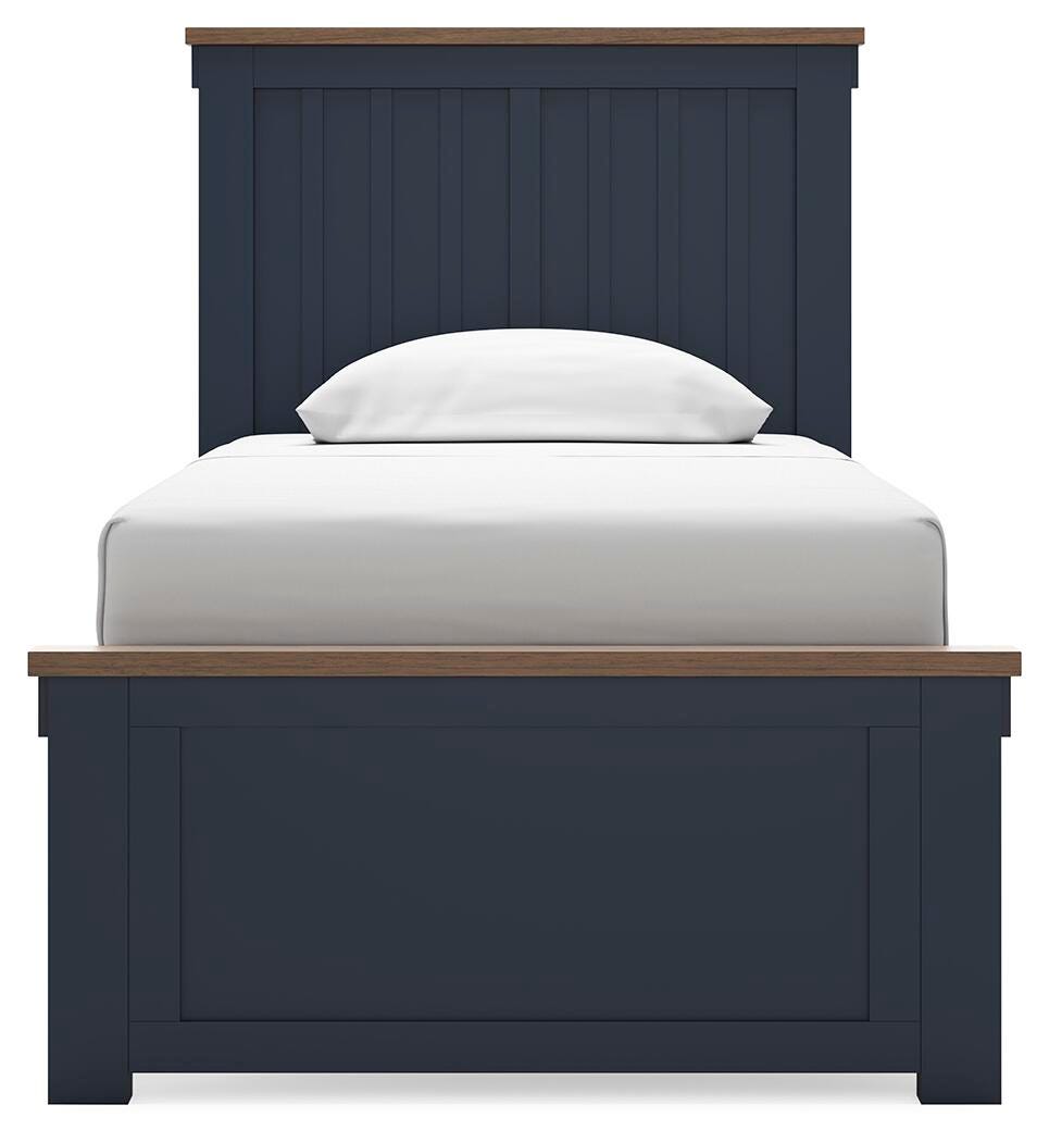 Landocken Twin Panel Bed, Dresser and Mirror