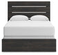 Hollivern Queen Panel Bed, Dresser and Mirror
